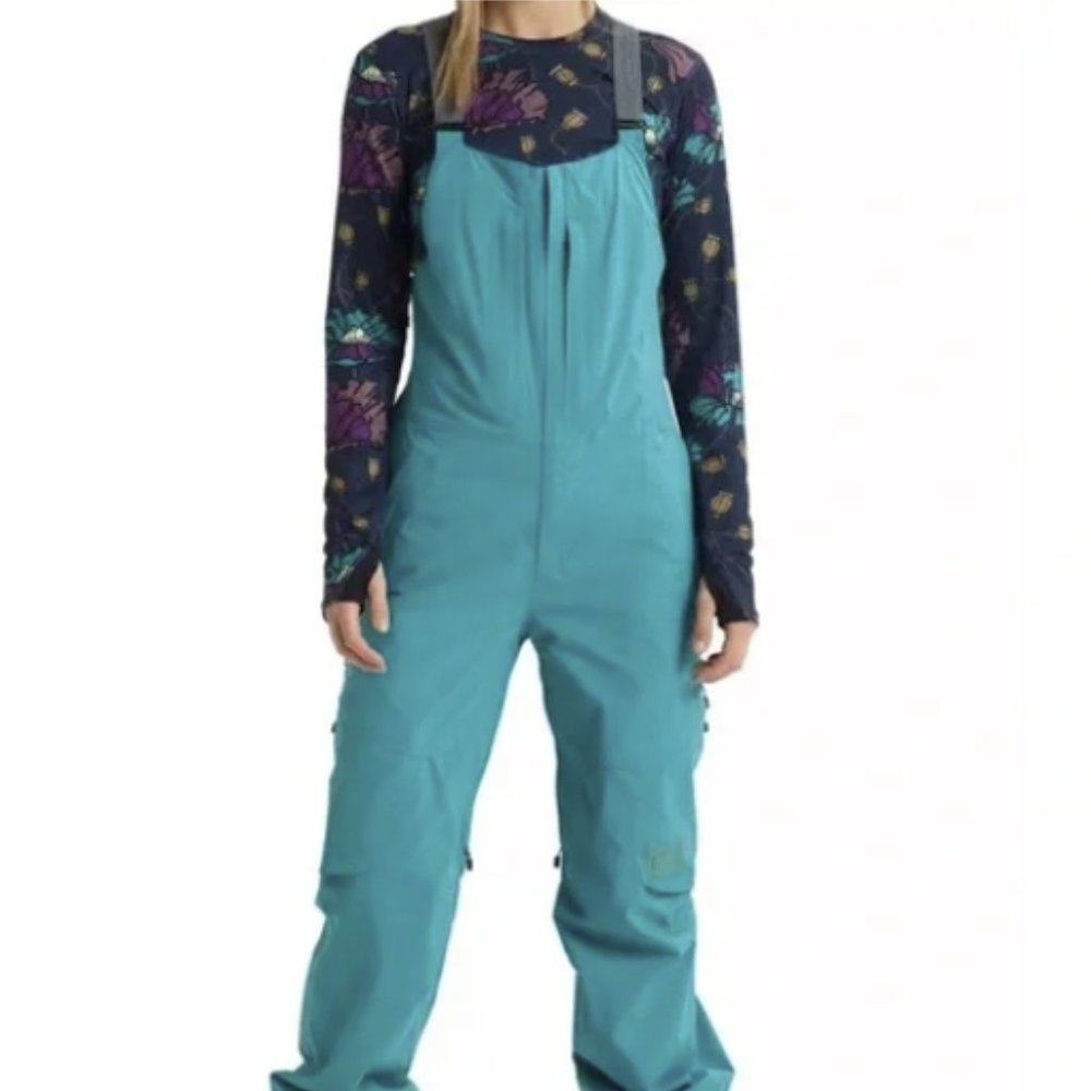 Burton [ak] 3L Kimmy Bib Pants GORE-TEX Teal Ski Bib *End of Season SALE* Size M